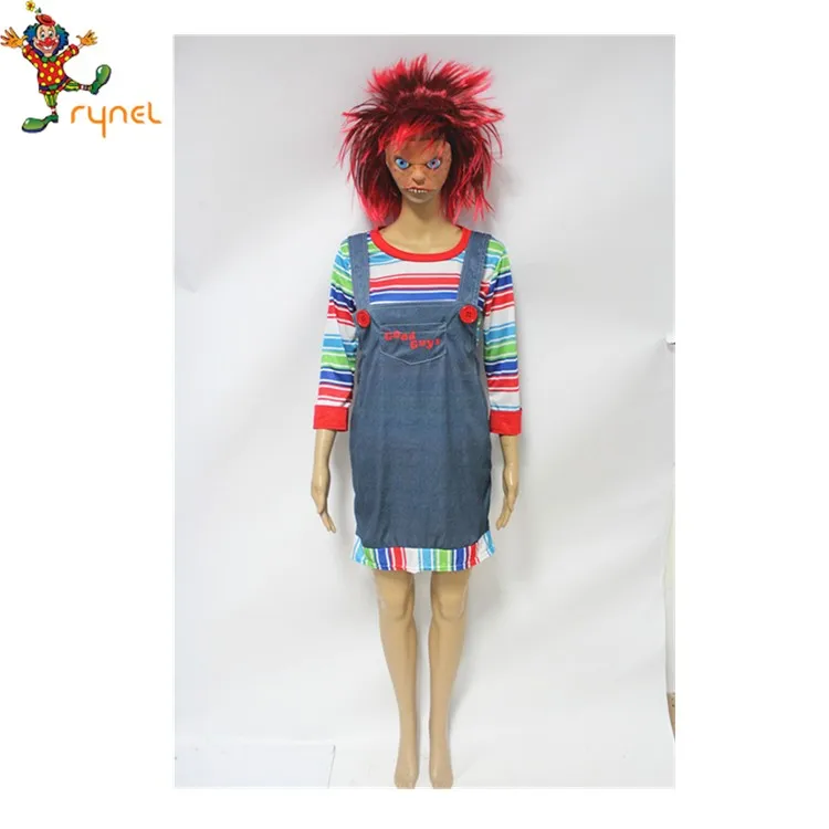 Pgwc2373 Best Selling Chucky Costume Fancy Dress Halloween Cosplay