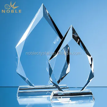 customized peak award plaque crystal blank trophy buy crystal