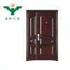 Flush American Style new design security metal door galvanized surface new design steel wood entry door