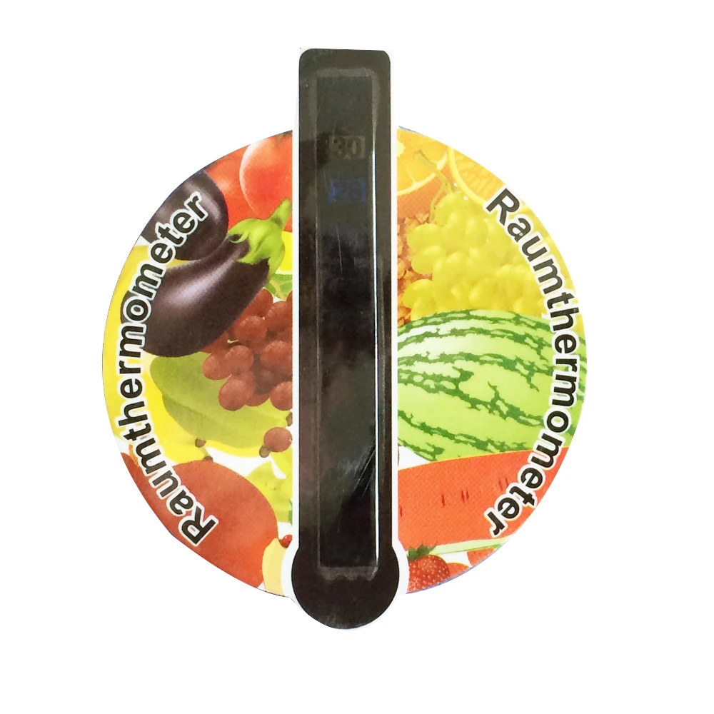 Plastic strip thermometers