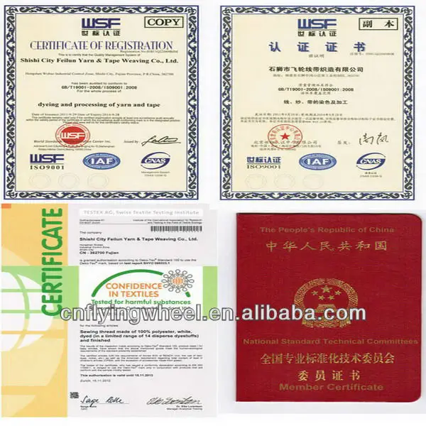 Flying Wheel Thread certificate-2