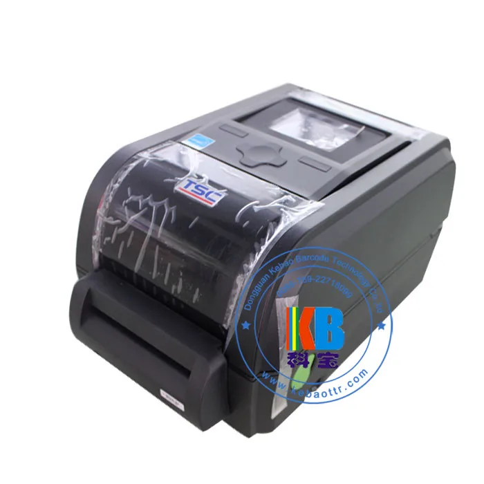 

TX-300 6 inches clothing textile care thermal transfer label auto cutter industrial barcode printer, Black