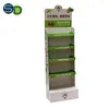 Garment Display Stand Cardboard Pop Display With Motion Sensor Lcd Video Player