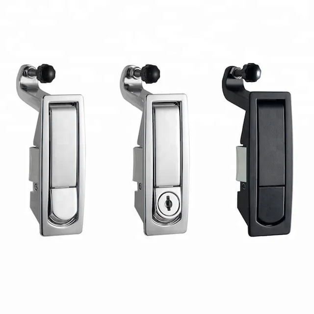 Hot Selling Push Button Panel Cabinet Plastic Drawer Handles Flat