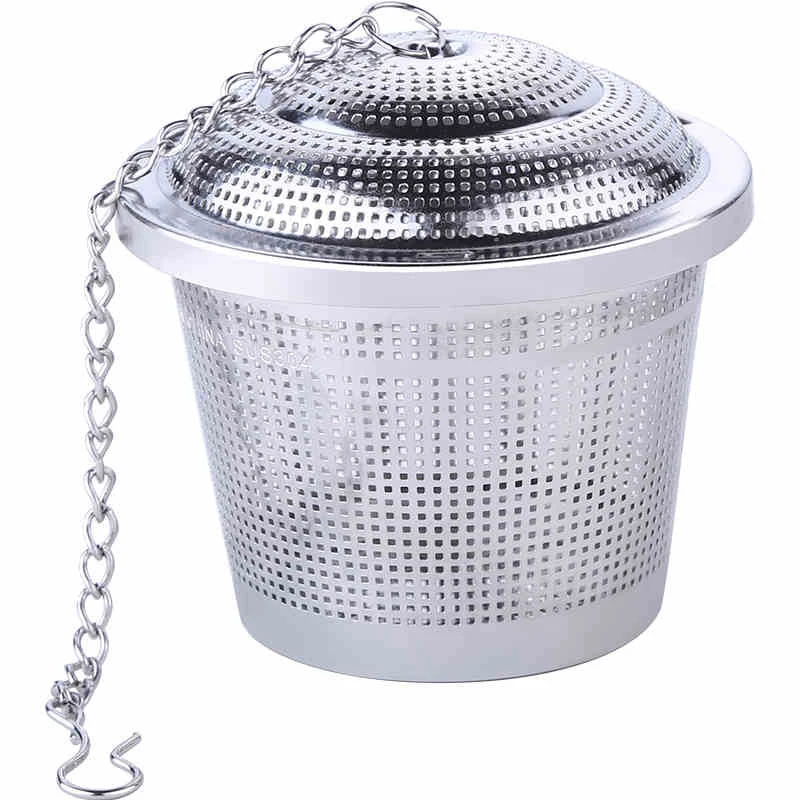 

304 Stainless Steel Tea Maker Filter Silver Large Medium Small Size Tea Infusers Dressing Ball Filter Multifunction Ware