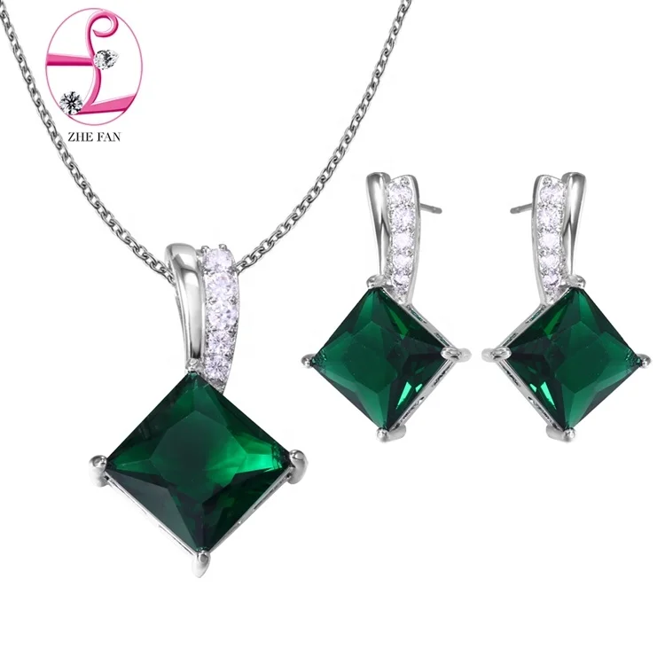 

Zhefan Mini Order Unique Products 2018 Wedding Jewelry Sets White Gold Plated Cubic Zirconia Zircon Women's Brass Acceptable, Garnet red,black,champagne,amethyst,white,green,etc.