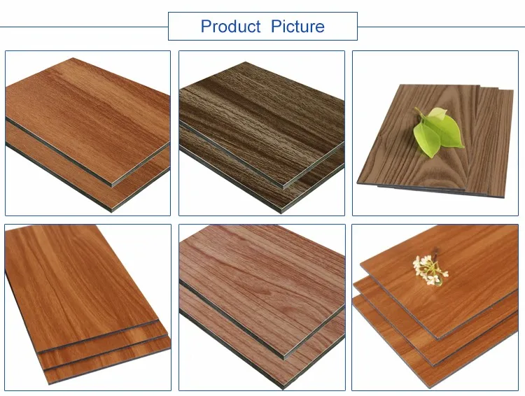 Crownbond Wood Finish Aluminium Composite Panel,External Wood Effect