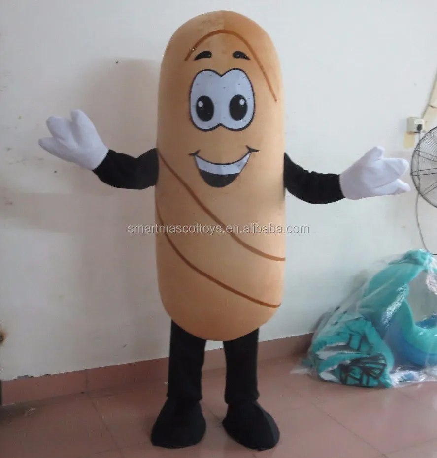 Baguette Bread Mascot Costume Adult Costume Bread Buy Costume Bread