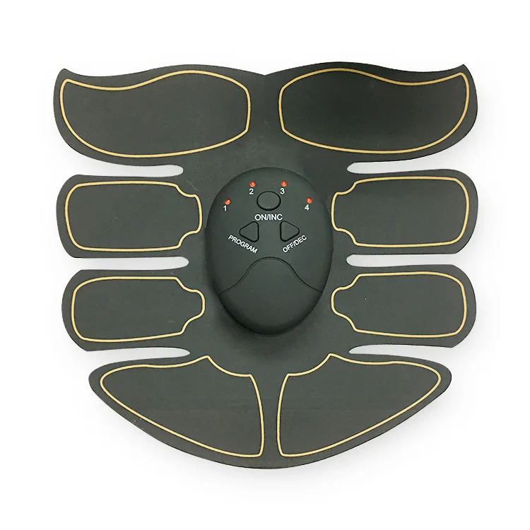 Electric Ems Vibration Massager 8 Pads 6 Pack Muscle Toner Abs