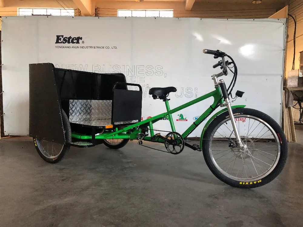 500w brushless motor ester bicitaxis decorative rickshaw for