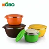 Wholesale high quality stainless steel bento lunch box fresh box plastic surface plastic containers storage