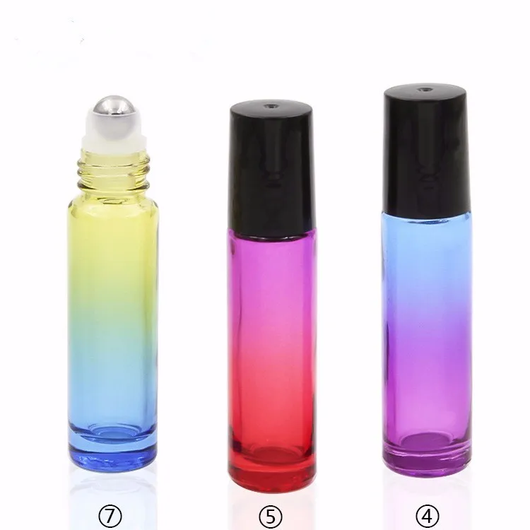 10ml Essential Oil Bottle Pearl Color Glass Roller Ball 10ml ...