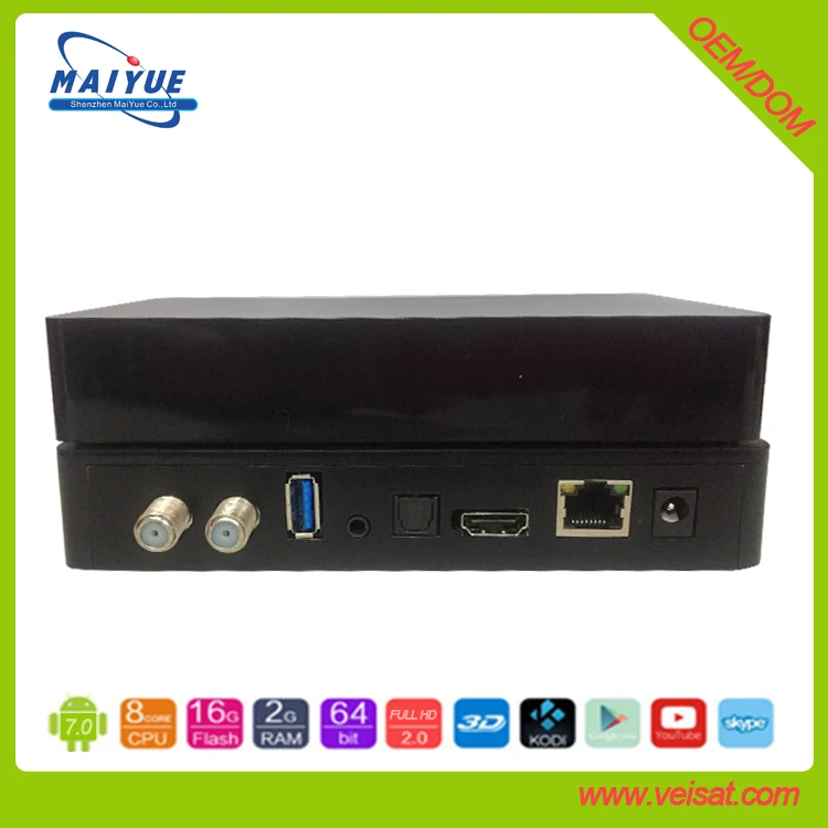 

DVB-S2+T/C Combo Android tv box Hi3798 Ultra-box V8 pro Combo set top box