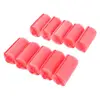 12 PK Eco-friendly 28MM Soft Sponge Sleep Curly Plastic snap on snap lock closure Curler Foam Hair Roller