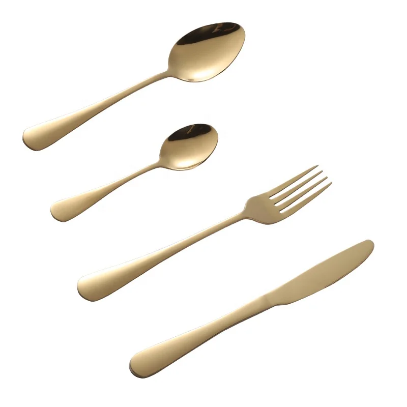 custom flatware stainless steel flatware sets international stainless steel flatware spoon and fork set gold plated cutlery