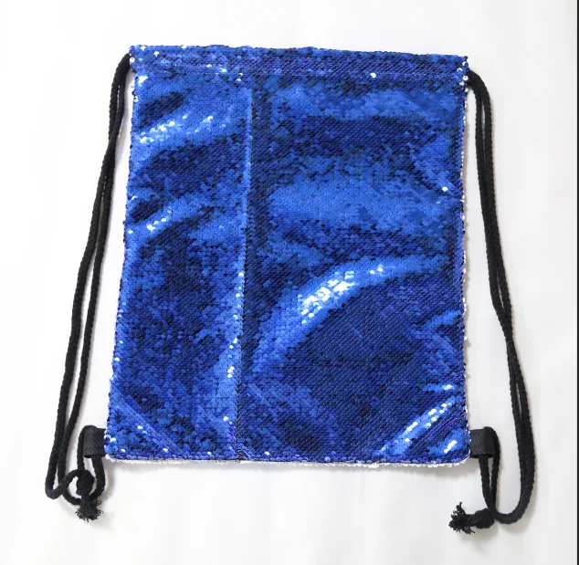 

Wholesale Mermaid Sequin Sublimation Drawstring Bag Promotional Reversible Bag Drawstring Backpack School Glitter Bag
