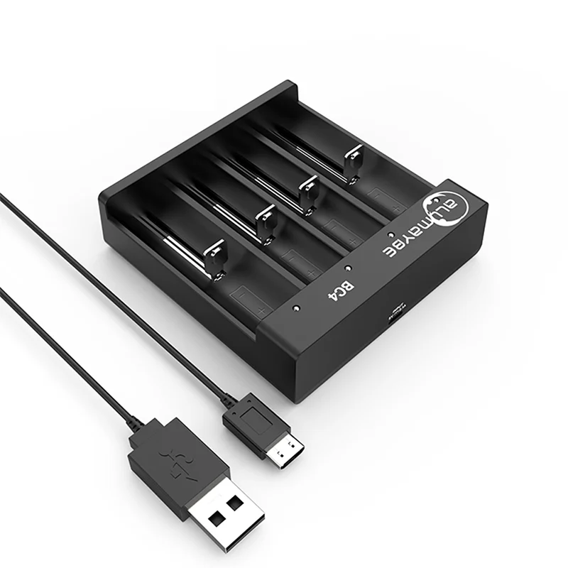 

ALLMAYBE BC4 18650 battery 3.7V 4 bay charger for vape