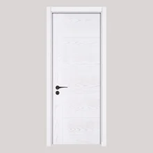 رخيصة تصميم بسيط باب الخشب عادي للفندق