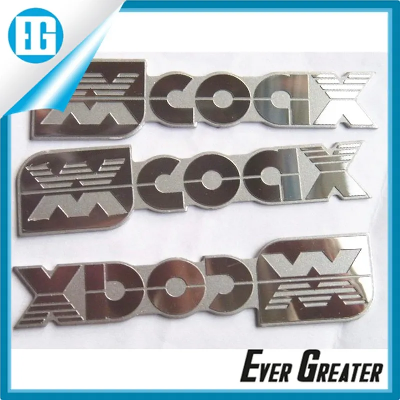 Custom Metal Stickers Decals,Metal Transfer Stickers,Custom Metal Logo