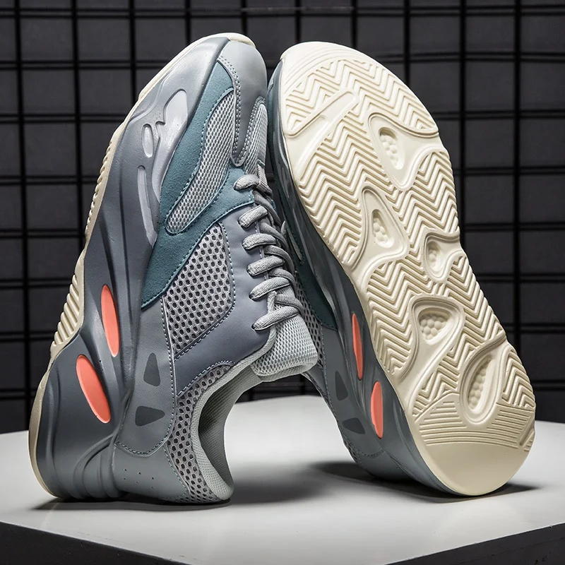 
2019 Hot Design Wholesale Clunky Sneaker Men Old School Dad Shoe Fashion Casual Shoe Thick Bottom Height Increasing Shoe JD-F9 