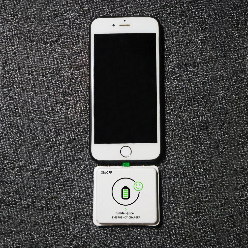 Mini Portable Disposable Emergency Charger Power Bank One Time Use Phone Charger 1500mah For