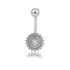 D-67 xuping navel ring dangle belly button piercing stainless steel body piercing jewelry