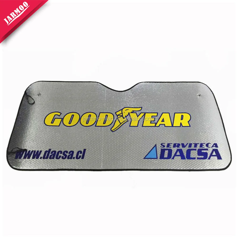
Cheap High Quality Car Front Sun Shade with Free Artwork Customized Logo 