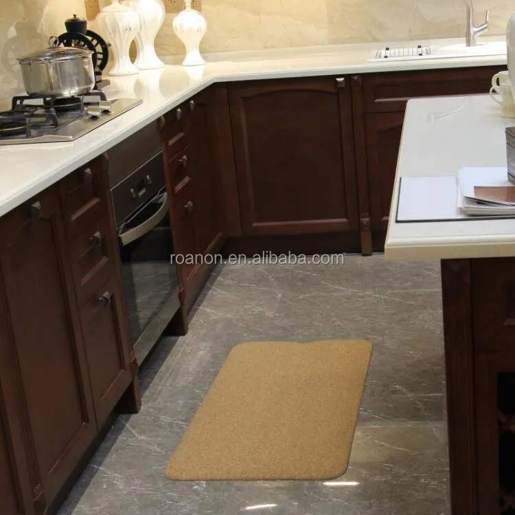 
52*98cm soft comfortable pu foam anti-fatigue kitchen mat cooking mat standing desk mat in office(manufacturer) 