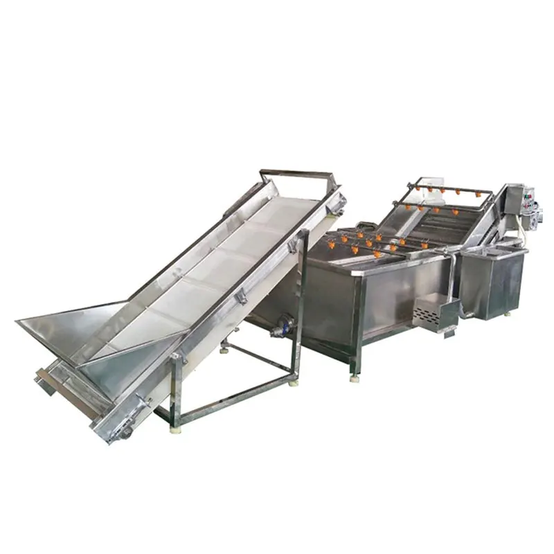 Industrial Fresh Vegetable Fruits Cleaning Drying Processing Machinery Dry Dates Washing Machine For Sale WT/8613824555378