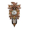 2019 newly design Wholesales autoswinging pendulum Cuckoo Clocks 3d Wooden puzzle decorative Wall clock