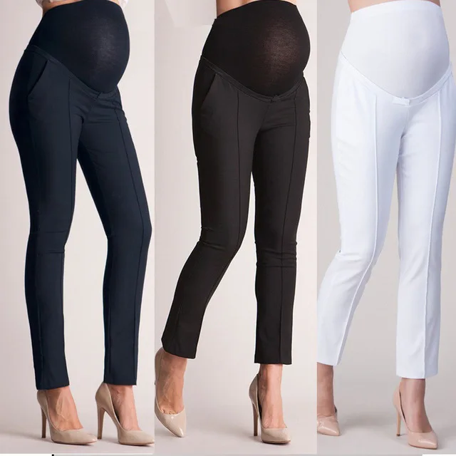 

New style Maternity Clothes Solid Color Trousers For Pregnant Women Pants, As photos
