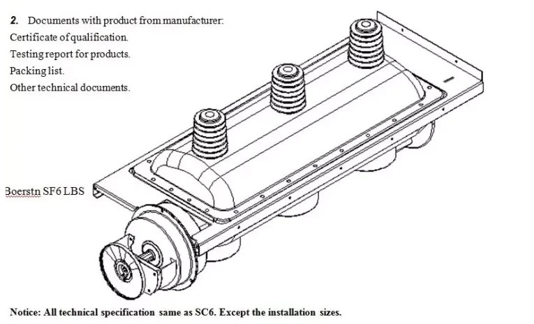 33kV 34.5kV 36kV 40.5kV SF6 Gas Load Break Switch  Indoor Epoxy Resin Enclosure.jpg