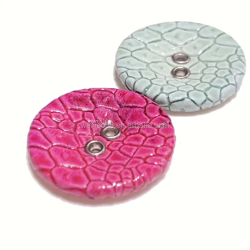 
Snake PU covered button, fashionable button with holes eyelets button 