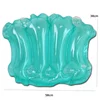 transparent inflatable spa bath pillow with suction cups
