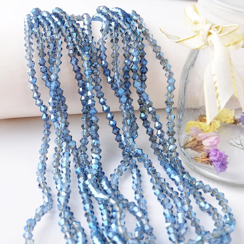 

2019 Fashion Pujiang Bicone Shaped Crystal Faceted Beads Jewelry Making Supply, Choose colors
