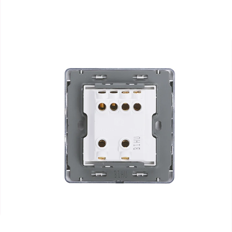 Processing customized stylish design attractive style one button 2 gang 2way wall switch