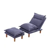 Factory wholesale furniture solid wood leisure lazy sofa bed free sample