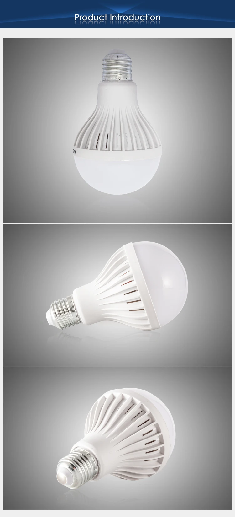 Led5730 Led Lamp 220v 3wPlastic E27 Led Bulb Light