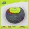 suzhou textile wholesale Oeko Tex good sale 2 ply wool roving yarn, color change fancy iceland yarn 100% wool knitting yarn
