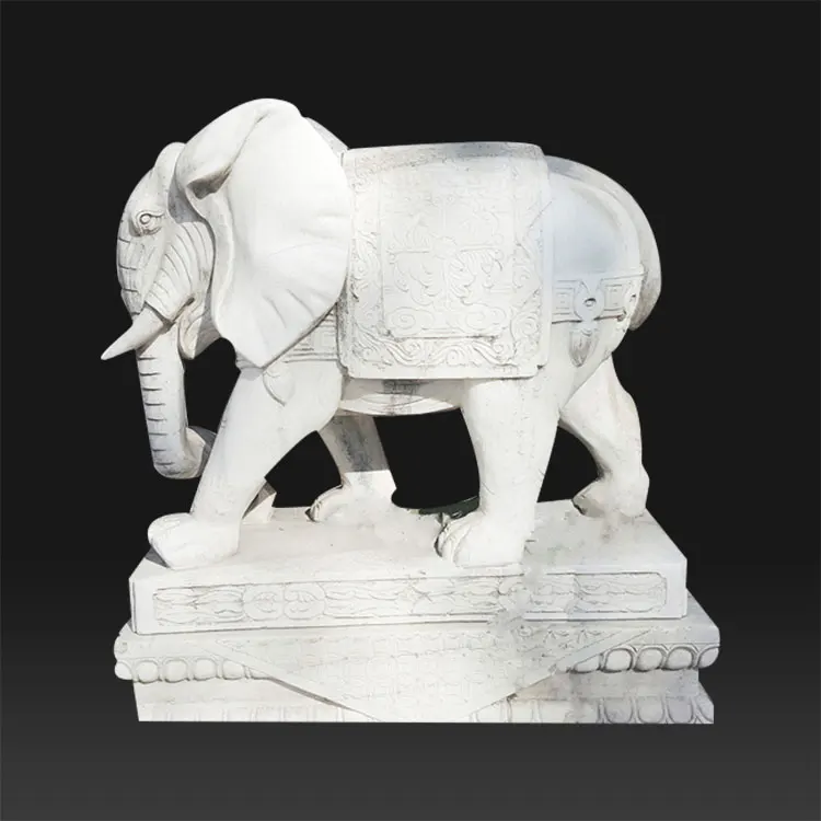 White Large Garden Marble Elephant Statues For Sale Buy Life Size