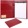 KID wholesale customized A4 size leather office conference presentation document file folder