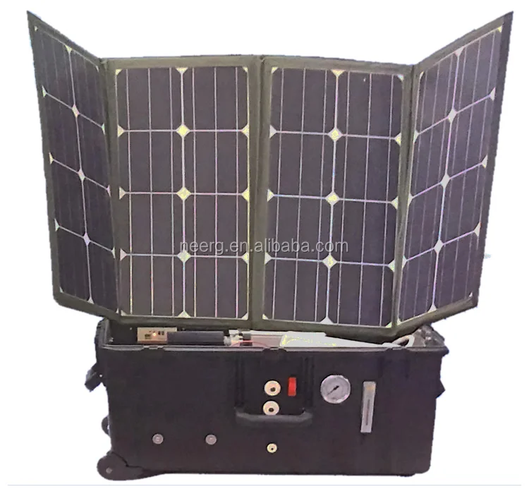 Portable Solar Powered Seawater Desalination Device Ro Water Purification System For Military