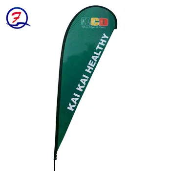 Cheap Custom Polyester Printed Feather Teardrop Wind Blade Outdoor