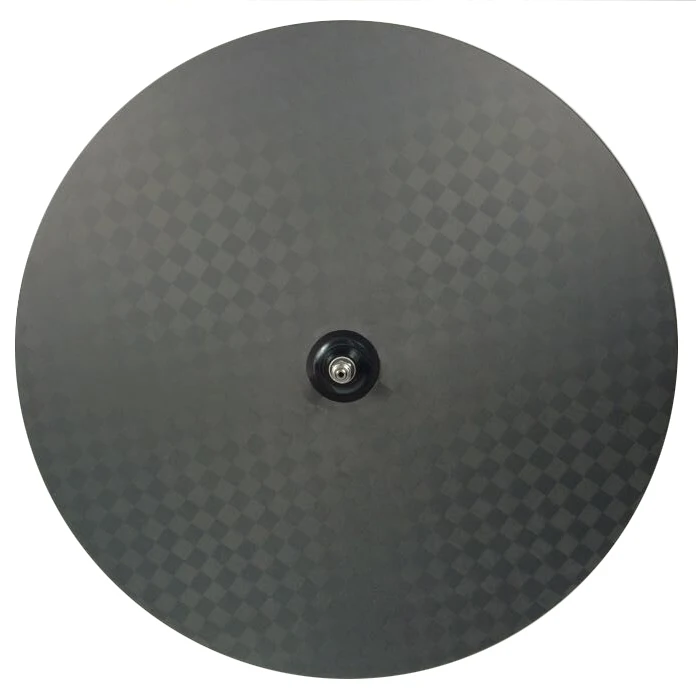 

18K weave rear track bike disc wheel racing road carbon disc wheels for TT bike