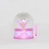 Custom 65MM butterfly Baby glass snow globe with thermometer
