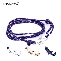 

new arrival fish design anchor bracelet jewelry shark tail hook bracelet