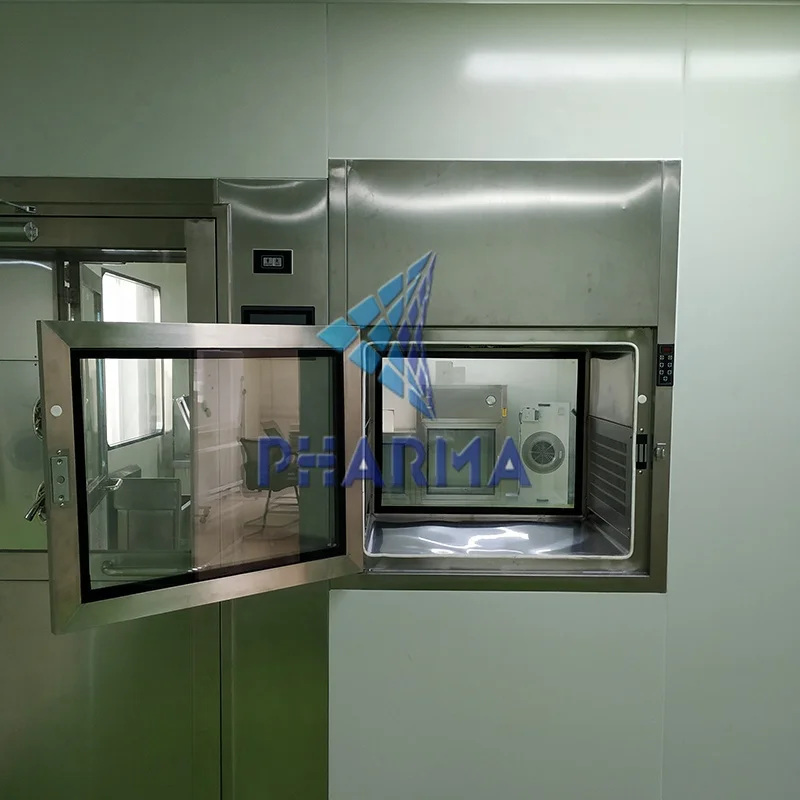 product-PHARMA-Pharmaceutical Uv Lamp Pass Box Hospital Pass Through Window-img-1