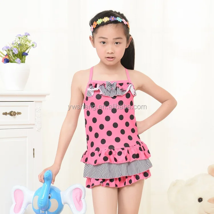 

Lovely New arrival High Quality One Piece Girls Swimwear For Girls Swim Suit Baby Bikini, Hot pink ( as picture )