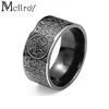 Mcllroy 2019 stainless steel jewelry Gothic Antique Ring Black Titanium Steel Monster Vintage Ring for man men's ring
