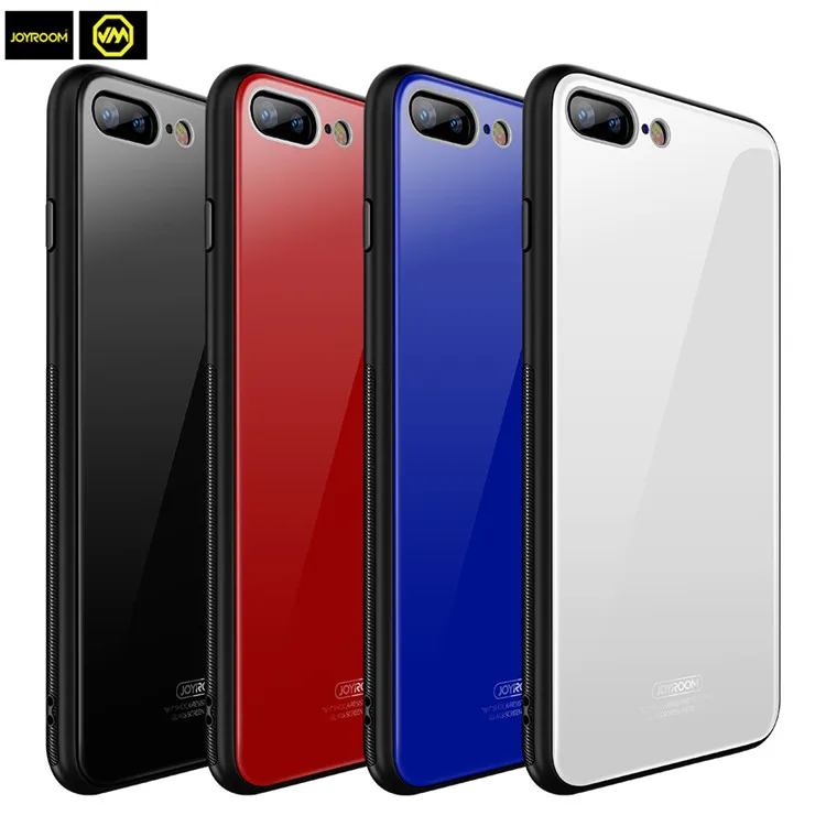 

JOYROOM Luxury PC Thin Case Cover For iPhone 8 8 Plus, Black;blue;red;white